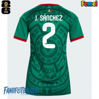 Mexic Jorge Sanchez #2 Echipament de Fotbal Replică Mondial 2026 Femei Acasa